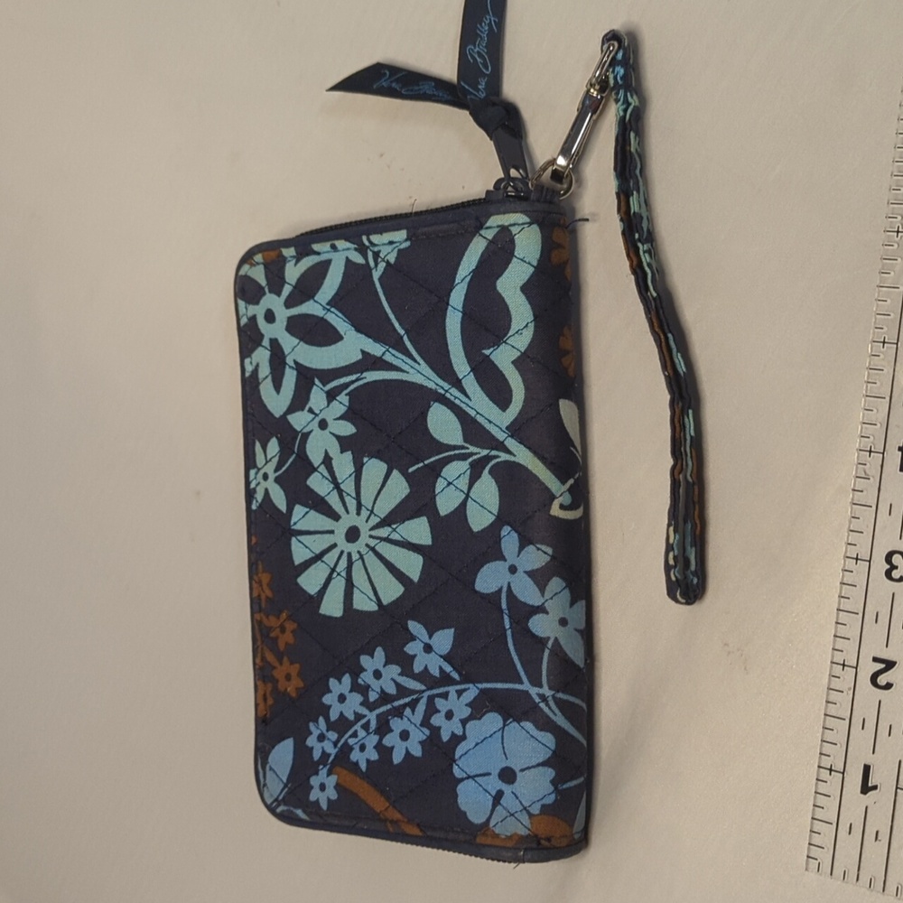 Vera Bradley Grab & Go Wristlet Wallet Java Floral 2016 Retired - Picture 3 of 7
